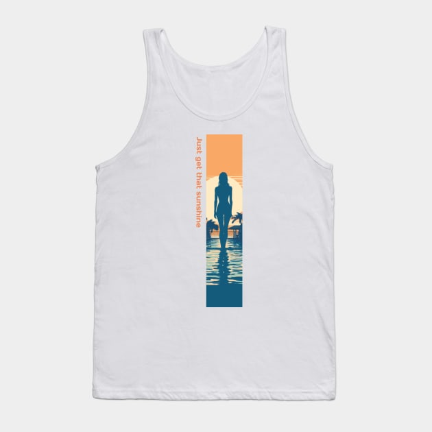 get that sunshine, swimming pool lifestyle v7 Tank Top by H2Ovib3s